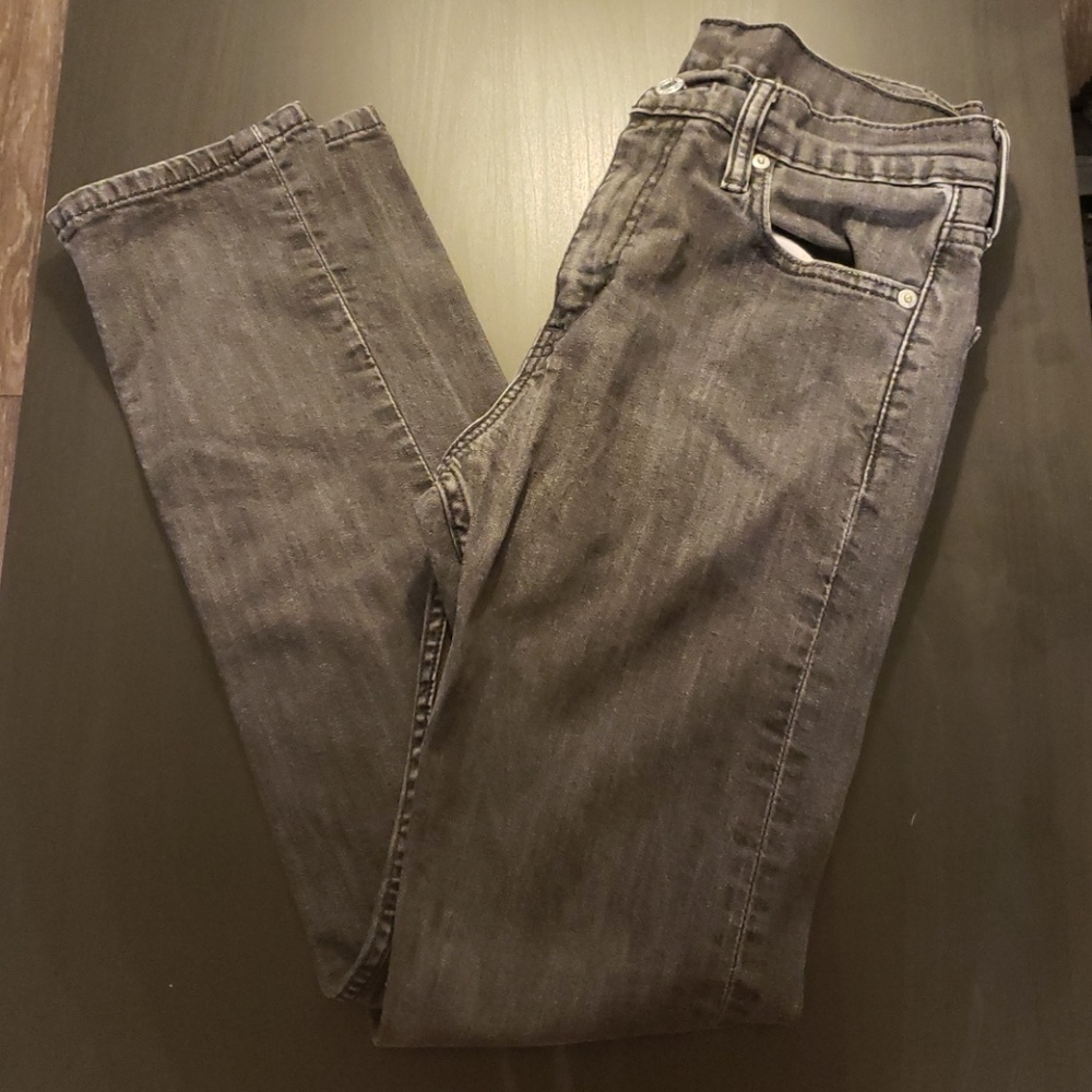 Levis black skinny jeans